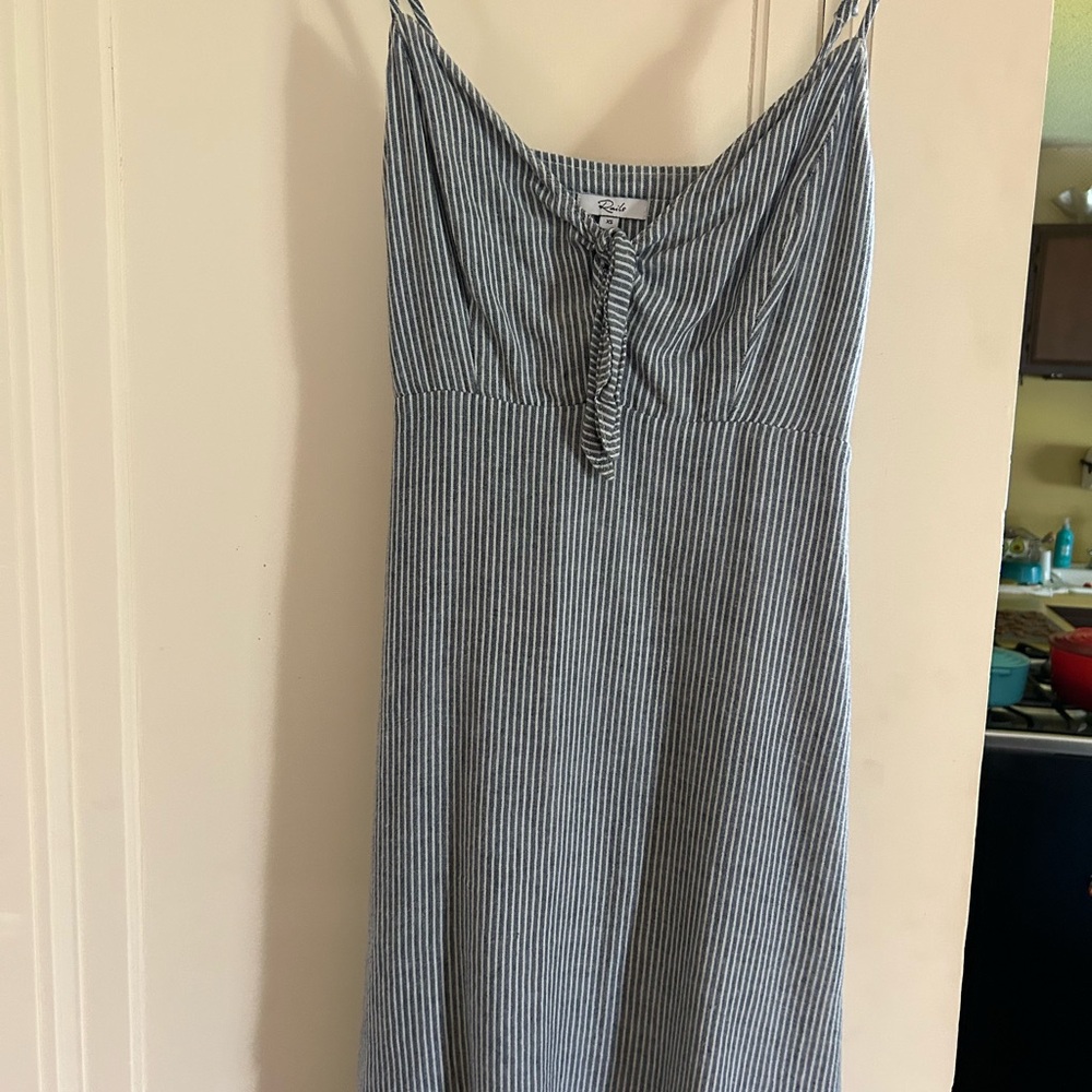 Rails Navy and White Striped 100 % Cotton Summer Dress